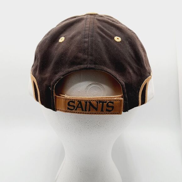 New Orleans Saints Hat Black NFL Reebok Baseball Cap Embroidered One Size - Picture 6 of 10